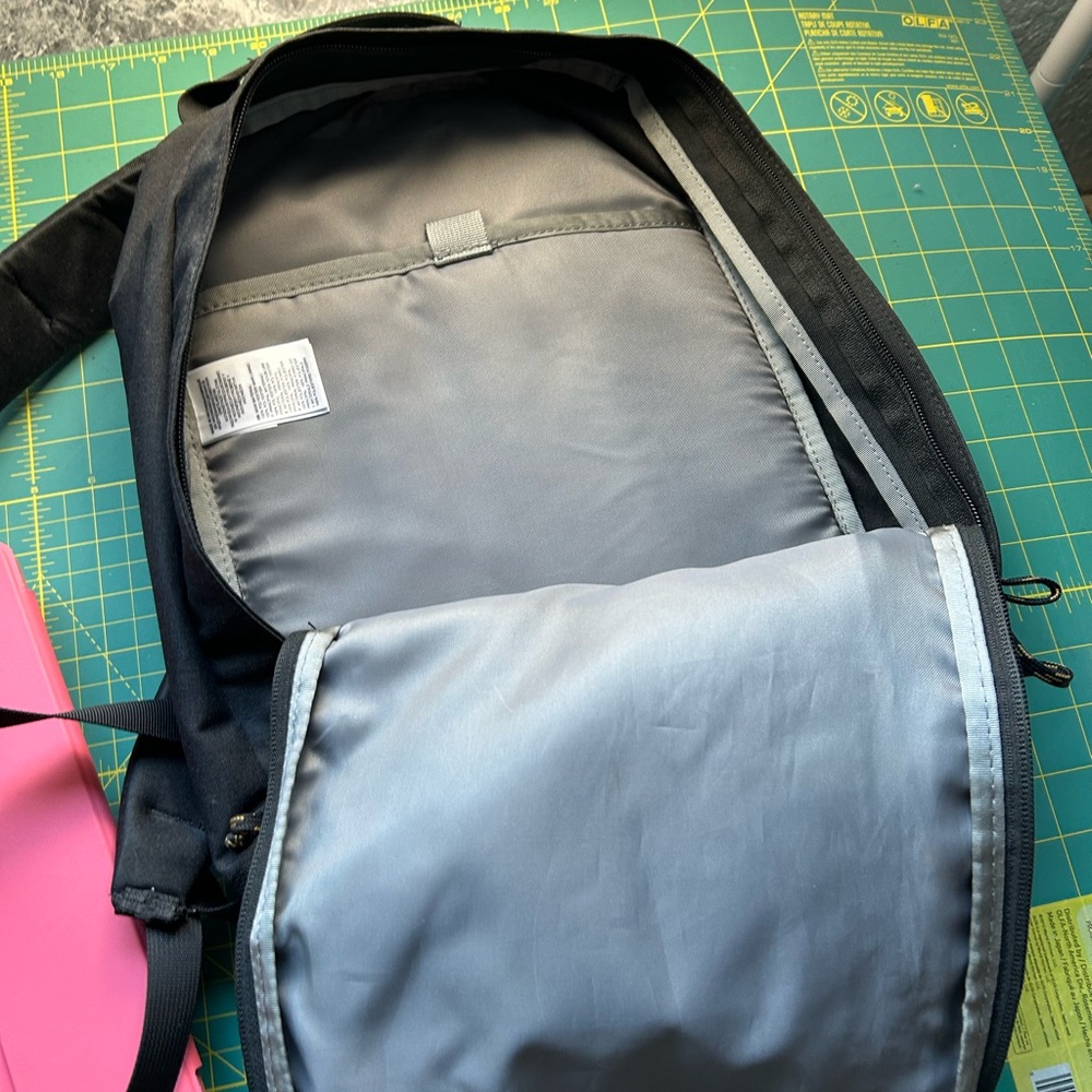 The North Face Black and Gray Backpack